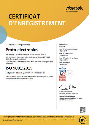 Renovación de la certificación ISO 9001:2015