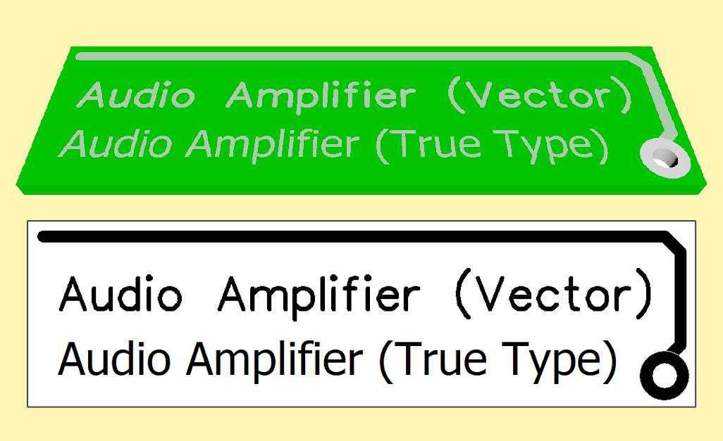 Obwohl True Type Schriftarten mehr Vielfalt bieten (auf Ihrem PC), ist es am besten, maximale Systemkompatibilität mit Vektor-Schriftarten auszuwählen.